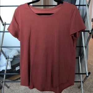 Lululemon Love Crew size 8 Burnt Orange